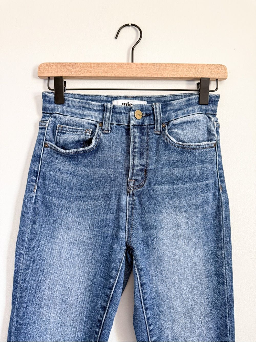 Mica Light Wash High Rise Skinny Jean Size 24 - Picture 2 of 9